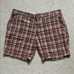Men’s Red Head Plaid Shorts